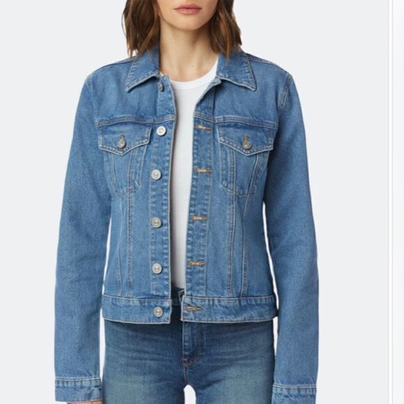 Hudson Classic Fitted Trucker Jean Jacket! - Picture 5 of 8